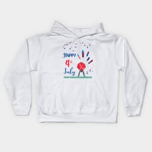 Happy 4th of July Kids Hoodie